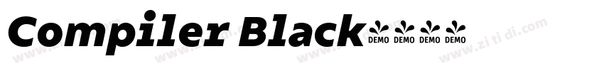 Compiler Black字体转换